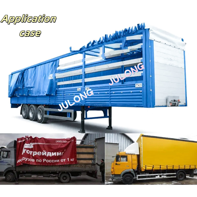 PVC Tarp untuk tirai samping truk