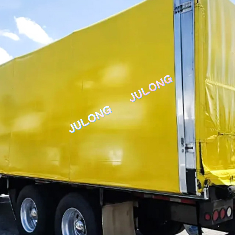 Tarp poliester untuk penutup kargo trailer