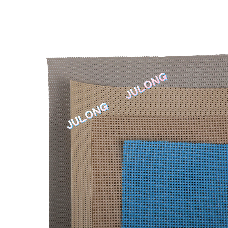 400g PVC Polyester Mesh Fabric untuk Sunshade Luar Ruang