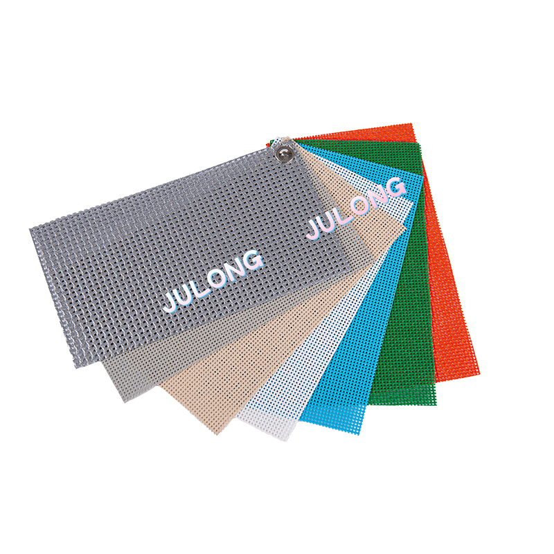 400g PVC Polyester Mesh Fabric untuk Sunshade Luar Ruang